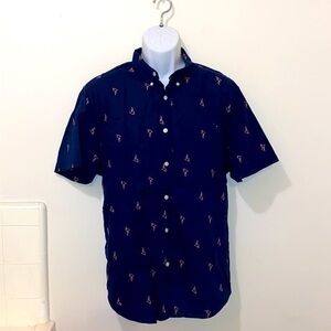 Unisex Trunks Surf & Swim Flamingo Button Down